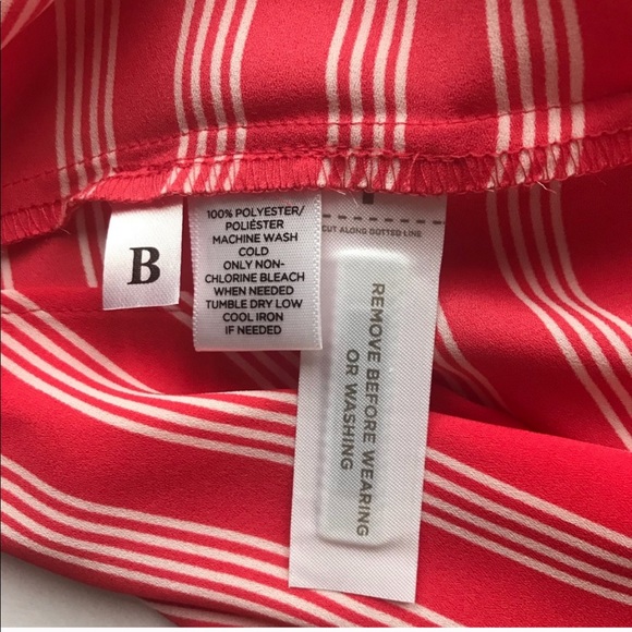 NWT Loft Pink & White Striped Sleeveless Blouse - Picture 7 of 8